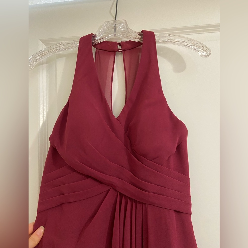 Azazie Burgundy/Mulberry Bridesmaid Dress